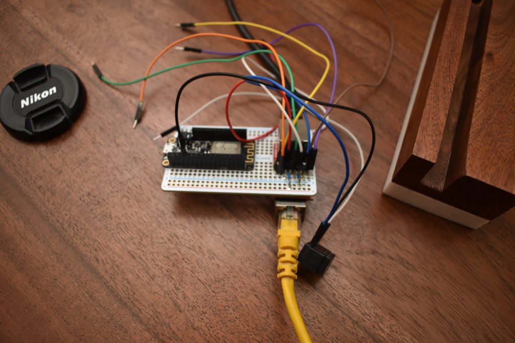 Ground wire connected to the microcontroller